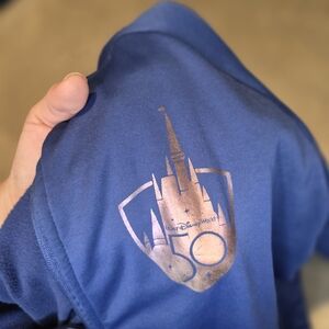 Disney Blue Zip Up Sweater